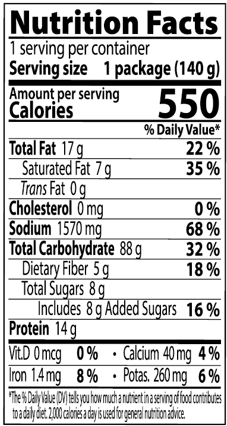 Nutrition Facts